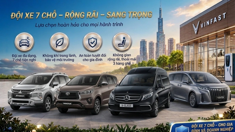Đội Xe 7 Chỗ – Mitsubishi Xpander Đời Mới